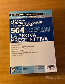 Libro concorso quiz Agenzia Dogane Monopoli