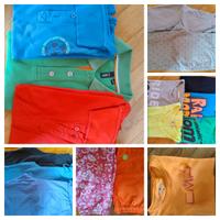 Lotto abbigliamento estivo bimbo 10 anni