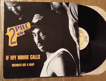 2pac If My Homie Calls Vinile 12 1St. Us 1992