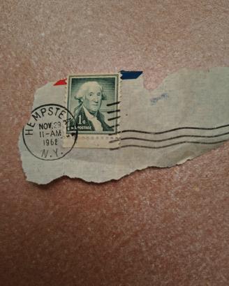 Francobollo USA vintage 1 cent 