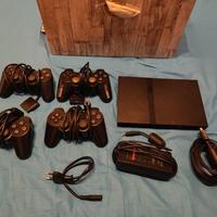 Sony PlayStation 2 Slim + 4 Controller + Giochi