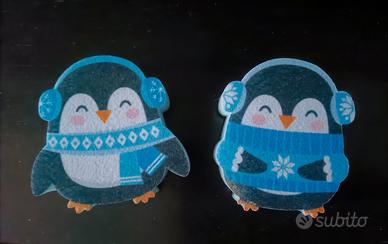 Set di spugne per la cucina a forma di Pinguini