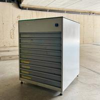 Cassettiera con Tavolo Luminoso da Tipografo