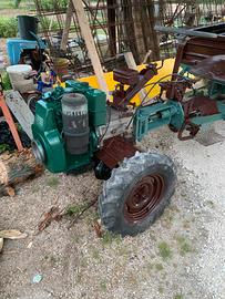 Motozappa con rimorchio