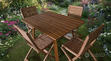 SET GIARDINO IN TEAK
