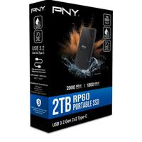 Hard disk PNY SSD portatile RP60 2TB USB 3.2