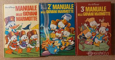 MANUALE DELLE GIOVANI MARMOTTE 1,2,3 WALT DISNEY 