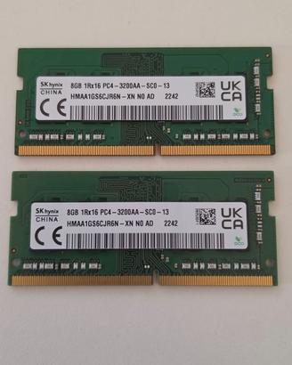 SK Hynix 16GB (2x 8GB) RAM - DDR4 HMAA1GS6CJR6N