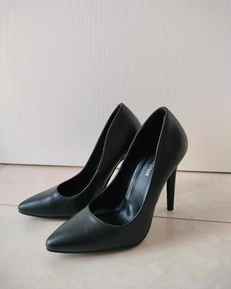 Décolleté nere tacco 11
