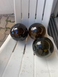 3 vecchie boe in vetro