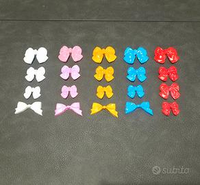 20pz.fiocchetti colori vari