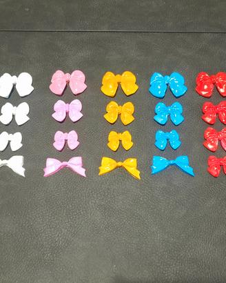 20pz.fiocchetti colori vari
