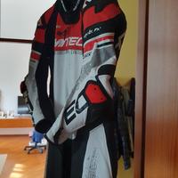 TUTA MOTO INTEGRALE PRATICAMENTE NUOVA MAI USATA
