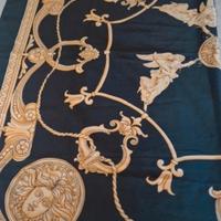 FOULARD VINTAGE VISCOSA NERO ORO 