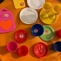 Set piattini tazzine bicchieri giocattolo