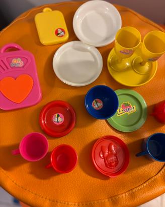 Set piattini tazzine bicchieri giocattolo
