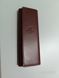 portachiavi vera pelle bordeaux Nazareno Gabrielli