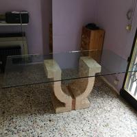 Tavolo in marmo rosa