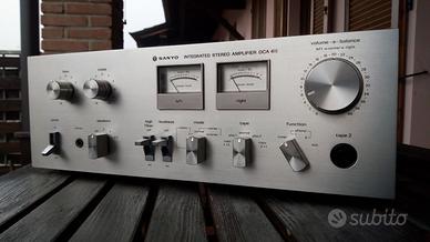 Sanyo DCA 411, amplificatore stereo vintage