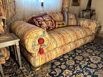 Divano classico in broccato - Stile Impero