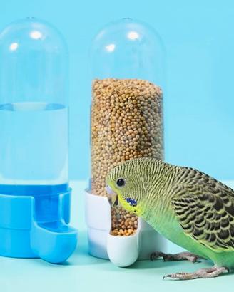 Dispenser acqua/cibo per pappagalli