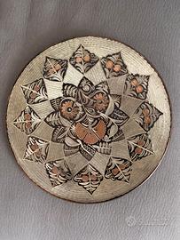 Piatto vintage lavorato a mano