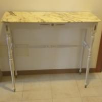 Mobile consolle ingresso con piano in marmo