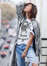 T-shirt FEMMINA COME LA GUERRA TAGLIE S,L NUOVE
