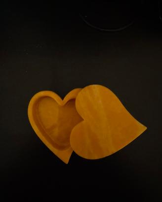 Portagioie Cuore in alabastro