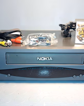 VIDEOREGISTRATORE VHS NOKIA VCR 3706 4 HEAD + CAVI