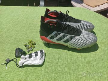 adidas Predator 19.1 elite  silver-red SG