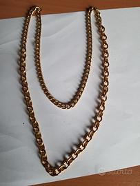 Collana con due catene diverse