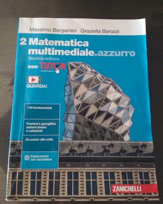 matematica multimediale azzurro 2 con tutor -