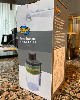 Spiralizzatore manuale 3 in 1 da Cucina