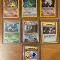 Charizard set base + lotto pokemon