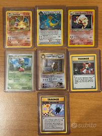 Charizard set base + lotto pokemon