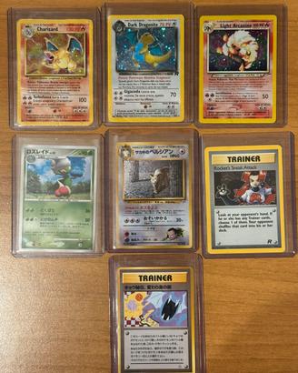 Charizard set base + lotto pokemon
