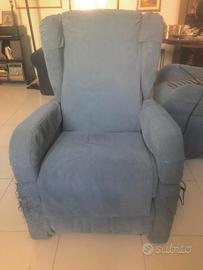 poltrona reclinabile global relax 2 pezzi