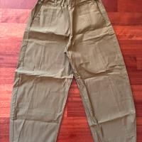 Pantalone elasticizzato baloon verde