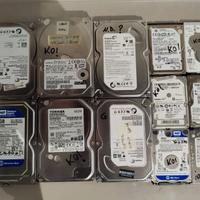 Lotto n.12 Hard Disk 3,5 + 2,5 Laptop PC x ricambi