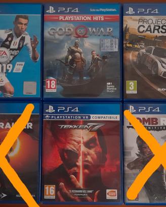 4 Videogiochi PS4 