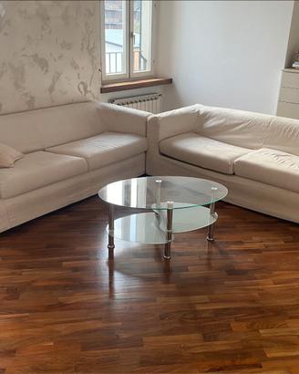 Divani Poltronesofà 2/3 posti avorio sfoderabile