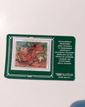 Tessera filatelica Francobollo Antonio Ligabue