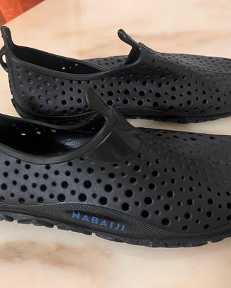 Scarpe da scoglio Nabaiji 35/36 nere mare piscina