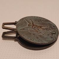 Pinza ferma carte greca in bronzo..