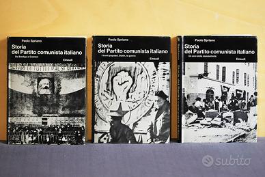 Paolo Spriano -Storia del Partito Comunista-3 vol.