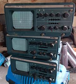 3 oscilloscopi analogici vintage