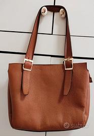 Borsa da donna Vera pelle colore cuoio Melluso.