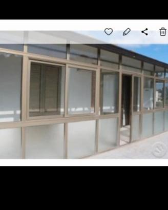 grande veranda alluminio 