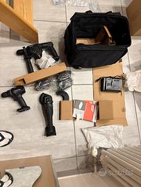 Kit trapano avvitatore flessibile 18v